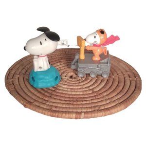 Peanuts Snoopy Helicopter & NASA Toy Space Buggy McDonald's Happy Meal / 2 Toys